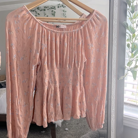 Pink Floral Peplum - Picture 2 of 4